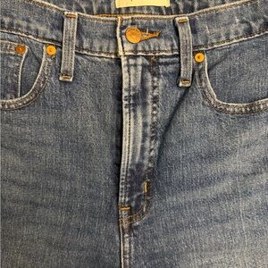 Madewell size 8 The Perfect Vintage Jean Classic Blue Denim Jeans